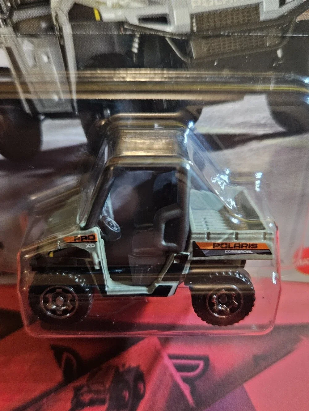 Matchbox Polaris Ranger EV ATV - Gray and Black
